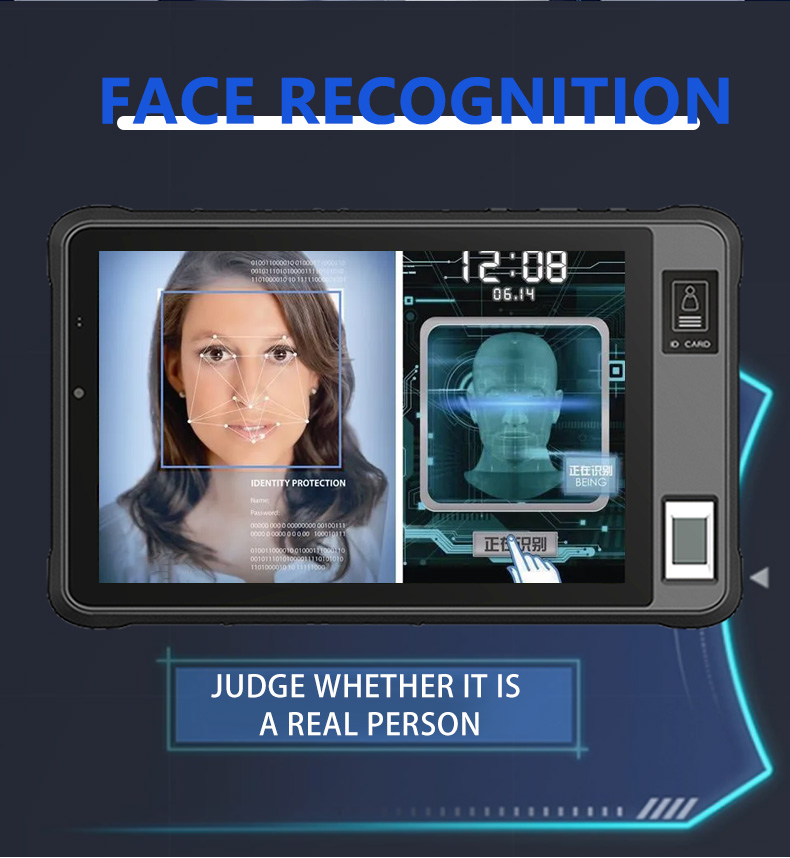 Face Recognition rugged tablet