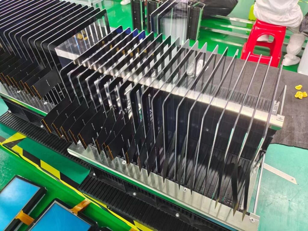 Touch panel production and assembly